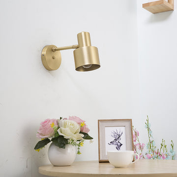 Applique tout bronze Miroir lumière Style nordique Simplicité moderne Coiffeuse créative chambre le salon